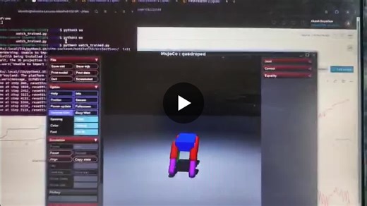 #reinforcementlearning #robotics #mujoco #ai #robotics #stem #robotsimulation | Akash Bopalkar