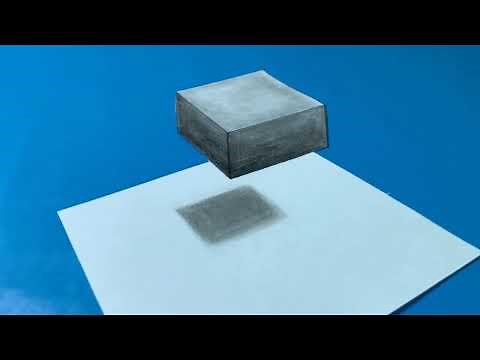 comment dessiner une illusion d’optique facile , dessin 3D tuto