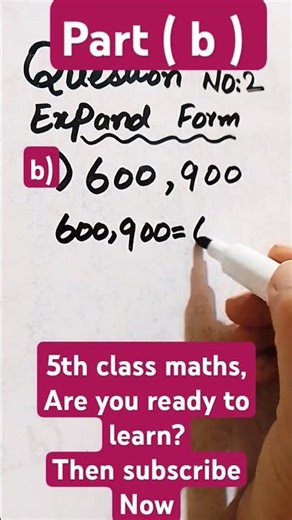 How to expand 600,900 || 5th maths || Basics of maths #maths #mathstricks #basicmaths #expand