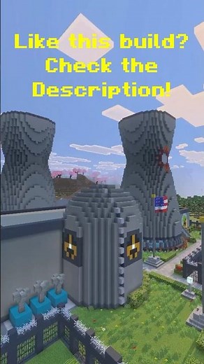 Minecraft Nuclear Power Plant Tutorial #gearsaw #minecraft #minecraftbuilding #minecraftbuild