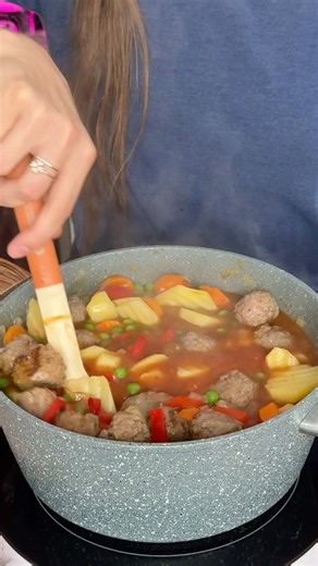 MeatballStew #recipe #meatballs