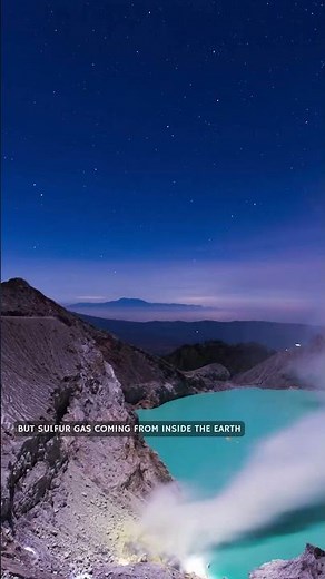 The Blue Lava Illusion Explained | Kawah Ijen Mystery #bluelava #volcano #earthscience #geotecton