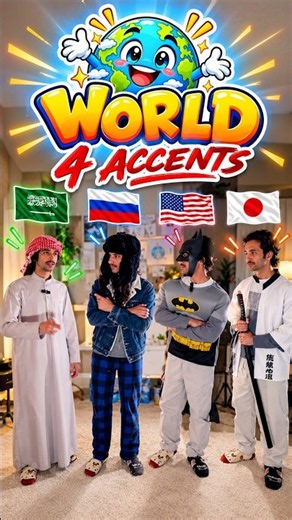 How 4 Accents Say “WORLD” 🌍😂