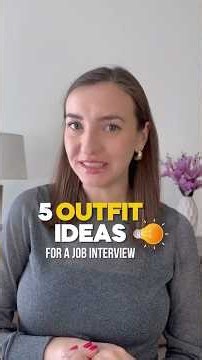 What to wear to a job interview: 5 outfit ideas that will help you land the job! #InterviewOutfits