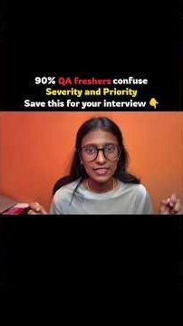 Severity in Software Testing Explained in 60 Seconds 🚀 #softwaretesting #engineering