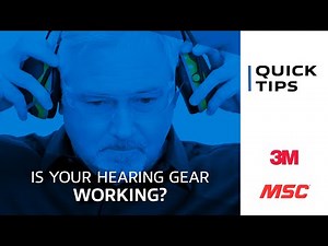 QUICK TIPS #34: 3M: Is Your Hearing Protection Working? The E-A-Rfit Test