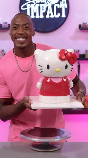 Robert Lucas on Instagram: "Hello Kitty cake! So many of you wanted me to make @hellokitty next so I hope I did it justice. #cakedecorating #hellokitty #cake Which character should I do next?"