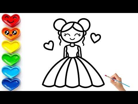 How to Draw a Cute Princess | Easy Step by Step Drawing Tutorial