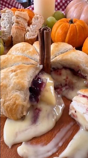 Recipe 24 of 100: Baked Brie Puff Pastry Pumpkin