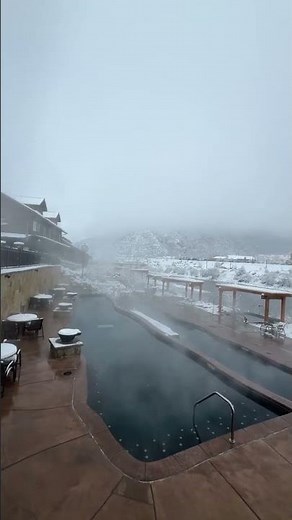 ❄️ Winter Bliss: Soak & Relax at Iron Mountain Hot Springs! ♨️🌨️