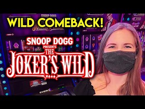 Amazing Run Of BONUSES! Snoop Dog Presents The Joker's Wild! Slot Machine!