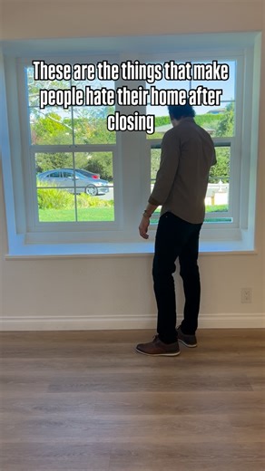 Nate Soetaert | San Diego Realtor® 🏡 on Instagram: "The stuff your inspector might skip-but you'll curse every single day 👇 Follow @natesoetaert.realestate for more real estate related content and tips! ✅🏡 • Test water pressure at EVERY faucet - especially upstairs, during peak hours. That "luxury" shower isn't luxury if it feels like a sad mist. • Open every window. Twice. Painted-shut windows = expensive surprises you didn't budget for. • Check cell service in every room. Dead zones in your