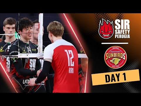 DAY 1 | Perugia vs Suntory #japan #italy #volleyball
