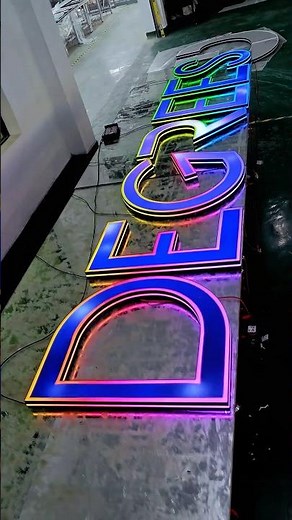 Ultra-Bright LED Storefront Signage - Boost Your Business Visibility intheUK&US.#sign#signage#design