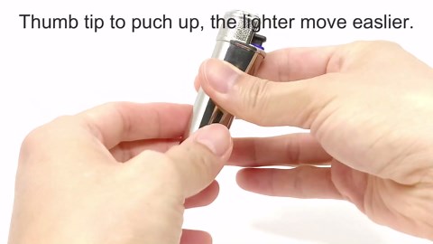 Metal Lighter Case Fits Clipper Lighter in Standard Full Size, One Piece Lighter Sleeve in Silver