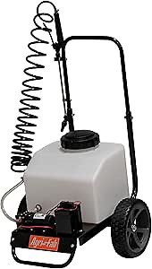 Agri-Fab 45-0595 Push Sprayer 6 - Gallon Capacity, White Tank, 1.0 GPM, 40 PSI Pump' 5 amp hr 12 Volt Battery