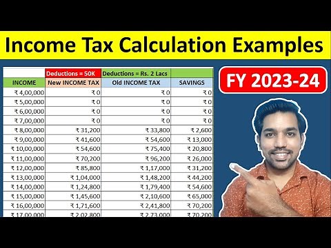 Income Tax Calculation Examples between ₹4 Lacs to ₹20 Lacs [SOLVED]