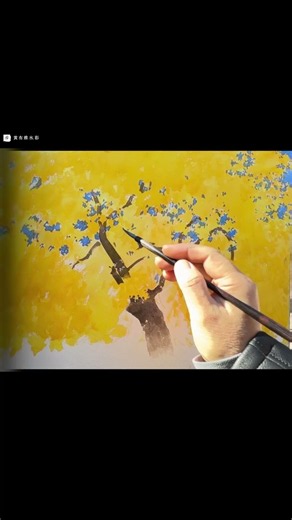 How to Paint Glowing Autumn Foliage in Watercolor 🍂