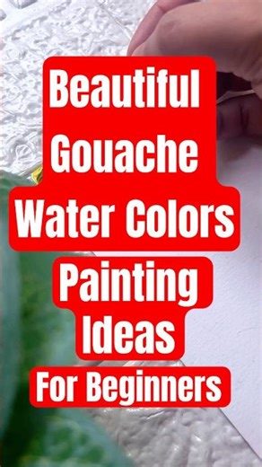 #beautiful #gouache water colors painting ideas for beginners ❤️🎨🖌️ #art #drawing #shorts