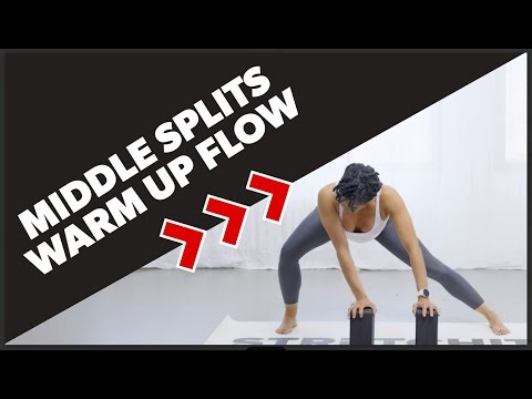 Middle splits warm up flow