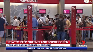 11K views · 106 reactions | New South Wales won't shut its border to Queensland, but we are being urged to reconsider travel to the state in the wake of the latest COVID outbreak there. It comes on a day when restrictions eased in our state - parties are back on and masks are off. There is caution from our premier, saying the next few days will be critical and we have to stay alert. Latest: https://7news.link/31scw1n 7NEWS at 6pm. #Coronavirus #7NEWS | 7NEWS Sydney | Facebook