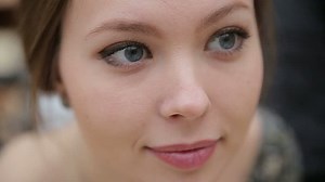 Close-up Pretty Woman Eyes Lips Stock Footage Video (100% Royalty-free) 24238583 | Shutterstock