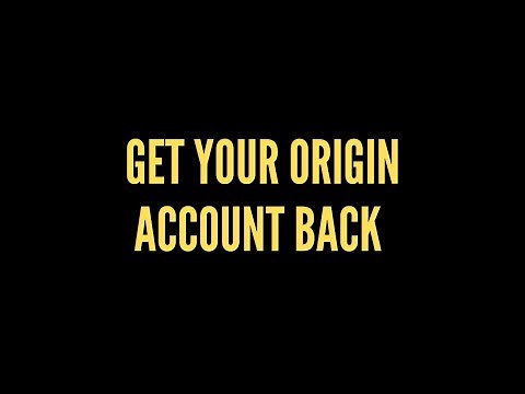 Get your Origin account back in 1 minute - 2025!!!