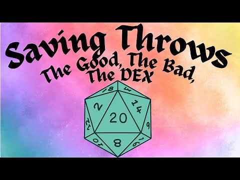 A Multiclass Guide to Saving Throws: The Good, The Bad, and DEX? | D&D 5e