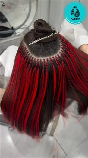 🔥 Stunning Red Hair Transformation | Vibrant Red Hair Color Tutorial#howtocutcurlyhair