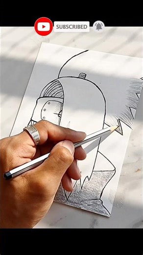 Easy Anime Drawing | How To Draw Deidara From Naruto | Naruto Drawing Easy #shorts