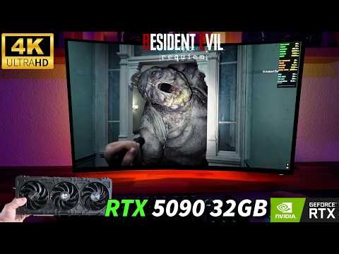 Resident Evil Requiem - Path Tracing - RTX 5090 32GB - Ryzen 7 9800X3D | Alienware OLED AW3225QF 32"
