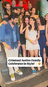 138 reactions · 8 comments | When talent meets celebration — Criminal Justice cast shining bright! ✨ #buzzzookascrolls #celebrity #bollywood #criminaljustice #succesparty | Buzzzooka Scrolls | Facebook