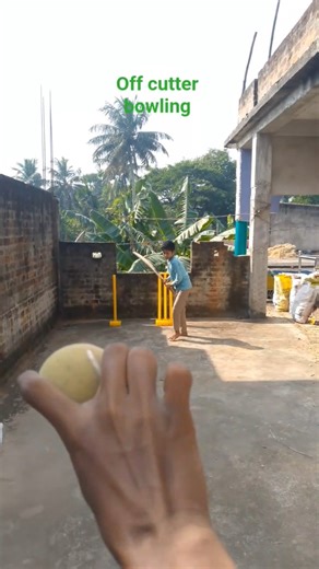 off cutter bowling tips with tennisball wait for 10 year kids standing style #shorts #cricket sports