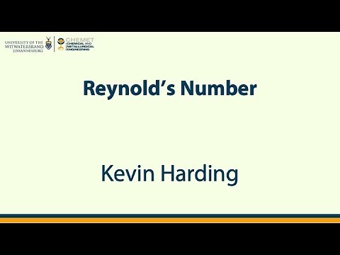 Reynolds number [Lecture]