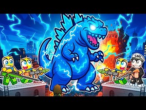 HUMANS vs GODZILLA in ROBLOX