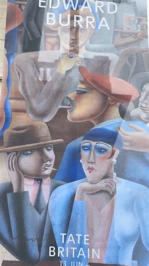 Tate on Instagram: "Open now 🖌️ Edward Burra at Tate Britain ‘One of the great mavericks of the 20th century’ ★★★★★ The Independent Discover Burra’s vibrant, satirical scenes that captured the world around him - from queer culture and the ‘Roaring Twenties’, to macabre landscapes that reflect his experience of war. 📅 #EdwardBurra is open at #TateBritain until 19 Oct. Book now. 🎟️ Tickets also include entry to the Ithell Colquhoun exhibition. In partnership with @locktoneur"