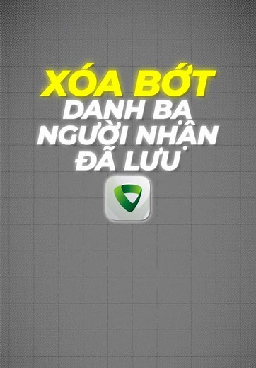 Hướng Dẫn Xóa Danh Bạ Người Nhận Vietcombank