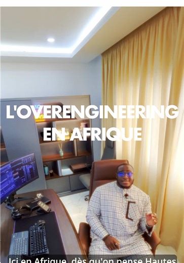 En Afrique, beaucoup de projets ne meurent pas par manque d’idées. Ils meurent par excès de complexité. Dès le départ, on veut : \t•\tdes architectures trop lourdes, \t•\tdes clouds surdimensionnés, \t•\tdes coûts impossibles à tenir. On construit une fusée… alors qu’un vélo suffisait largement. C’est ça, l’Over Engineering. La vérité, c’est que : \t•\t80 % des projets n’ont pas besoin de gros clouds, \t•\t80 % des équipes n’ont pas besoin de stacks complexes, \t•\tmais 100 % des projets ont bes