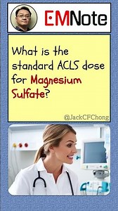 ACLS MgSO4 Dose