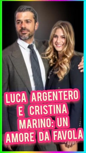 Complicity and privacy: the story of Luca Argentero and Cristina Marino❤️❤️❤️