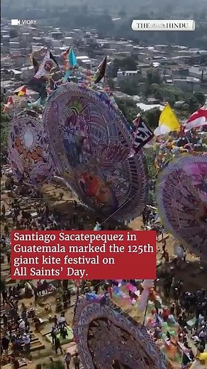 These giant kites of Guatemala honour the dead