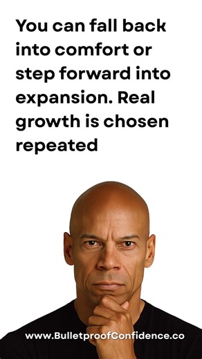 You can fall back or you can step forward.