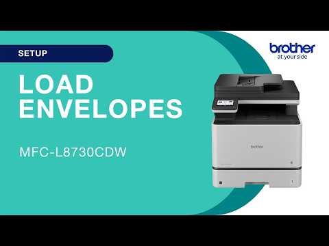 How to load envelopes - MFCL8730CDW