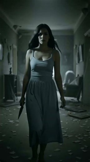 boyfriend trap his girl in magic mirror, but she were able to escape and now living alone #horror