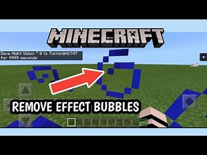 How to Remove Effect Bubbles in Minecraft Bedrock ( Works with Any Version of Minecraft )