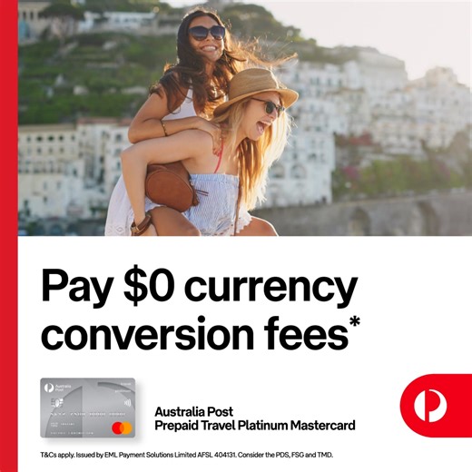 Travel smart and spend securely, with no link.... | Australia Post