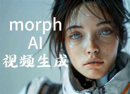 morph生成视频AI 演示效果 最长可以生成10秒视频 可以生成1080p 24帧的