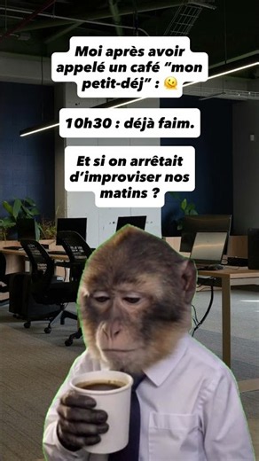 Un simple café à la va-vite et on appelle ça un petit-déj… 😭