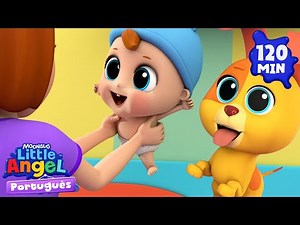 Cadê o bebê?👣🐾 | 2 HORAS de Músicas Infantis em Português 🎵 | Little Angel Brasil