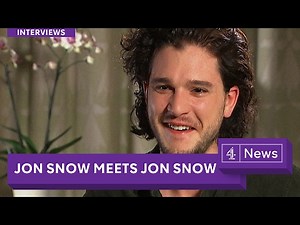 Jon Snow (Game of Thrones) meets Jon Snow (Channel 4 News)